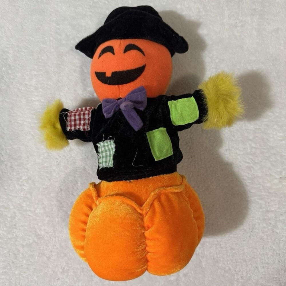 Plush Orange and Black Stuffed-animals